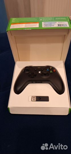 Геймпад xbox One + адаптер пк