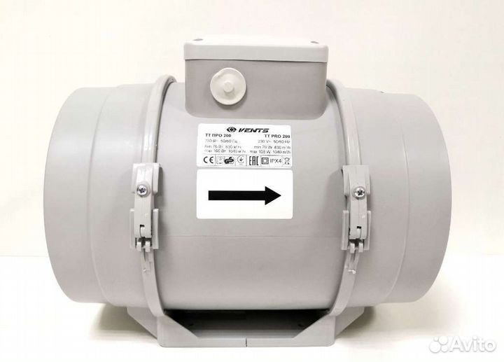 Канальный вентилятор vents TT PRO 200