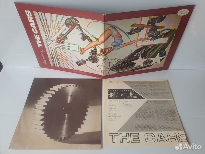 Винил. THE cars.Japan press