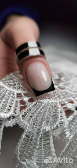 Маникюр, наращивание, укрепление, френч, градиент