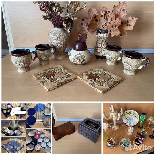 Посуда сувениры шкатулки пакетами