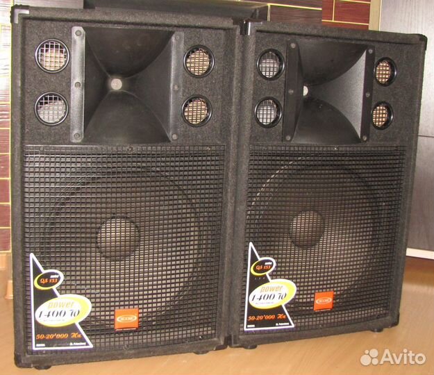 Колонки EVM 1400W QS153 2ш Усилитель звука Микшер