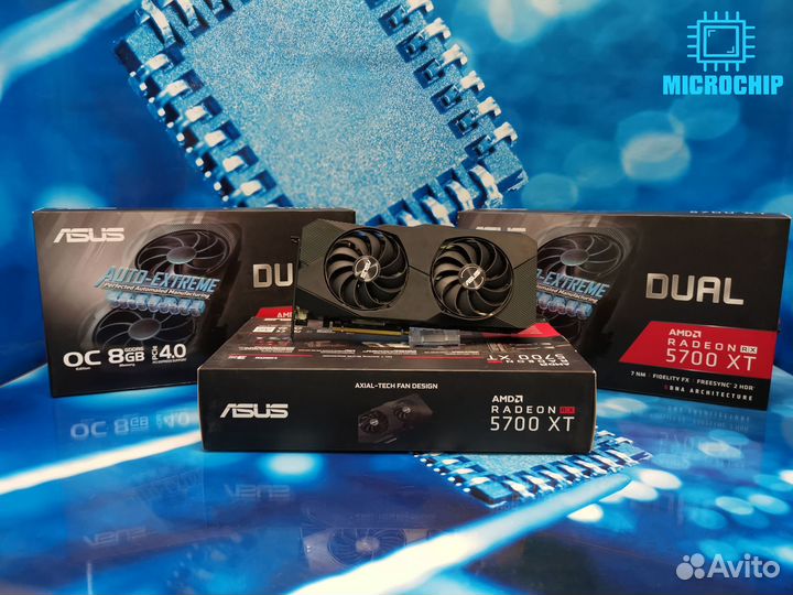 Видеокарта Asus radeon rx 5700xt oc 8gb