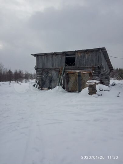 Дом 60 м² на участке 12 га