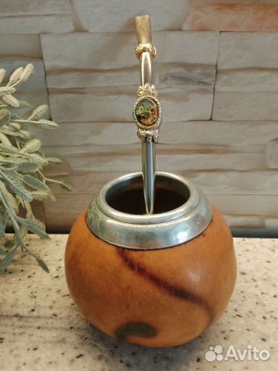 Бронь.Калабас и бомбилья для мате