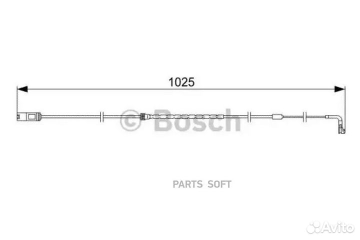 Bosch 1987473026 Датчик износа торм. колодок BMW X