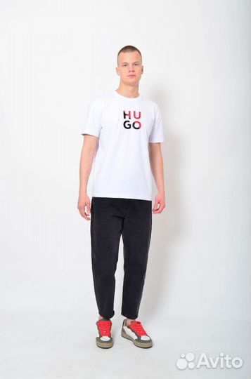 Футболка hugo белая