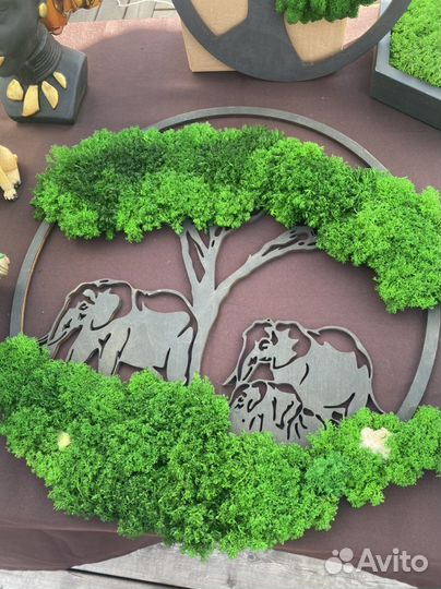 Панно Слоны