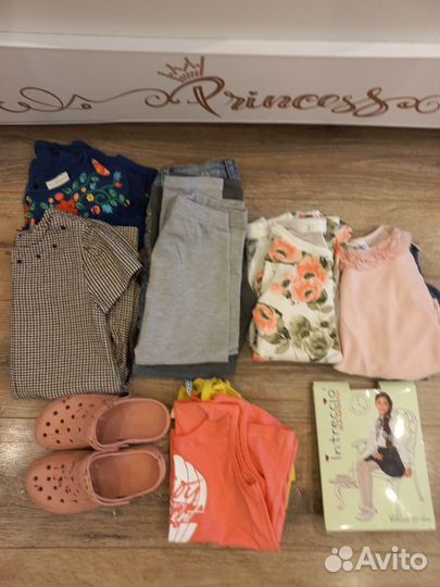 Вещи пакетом на девочку 116 122