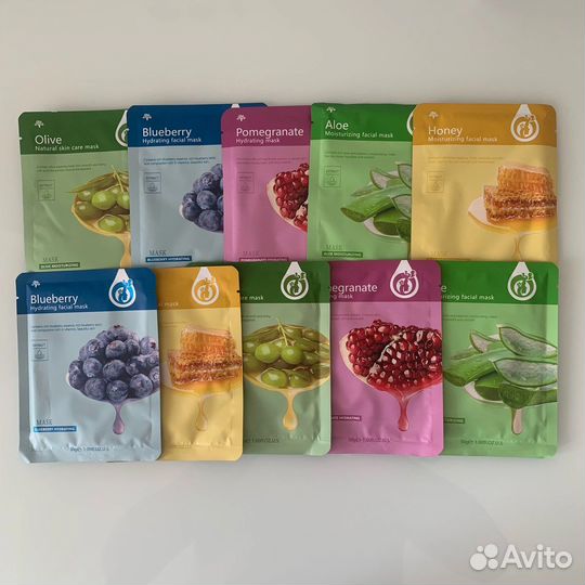 Маски для лица новые много