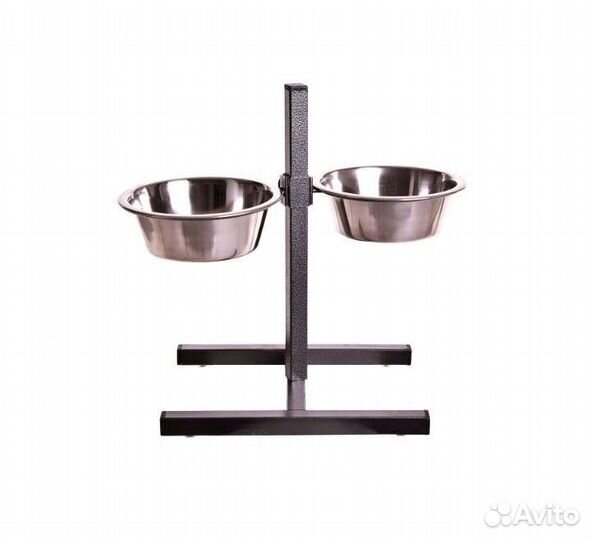 Стойка с миска и для кормления собак и кошек