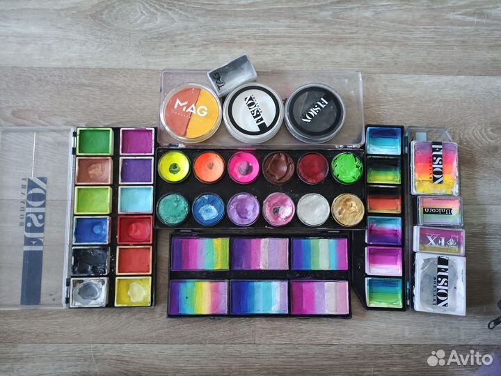 Краски для аквагрима набор