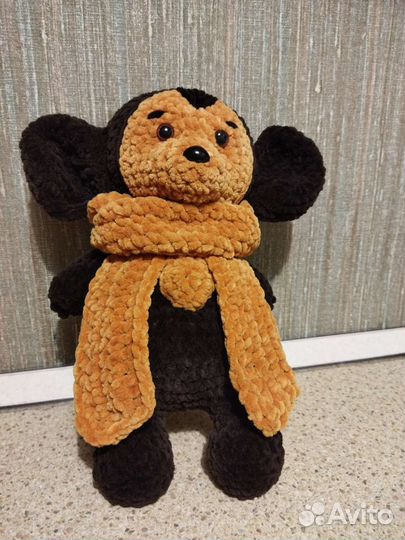 Вязаная игрушка - Чебурашка