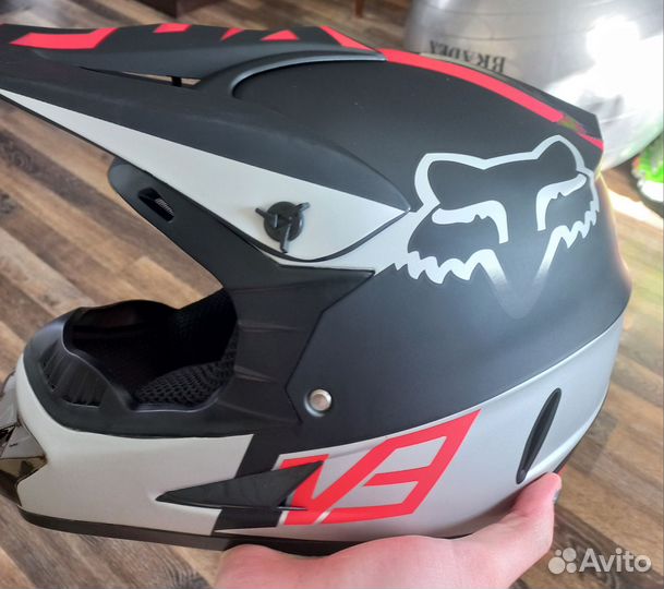 Кроссовый шлем fox