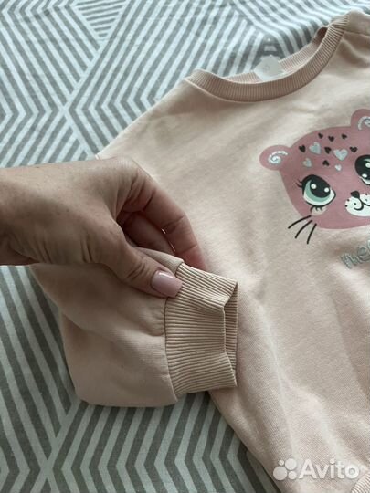 Костюм для девочки 92 98 свитшот и джогеры