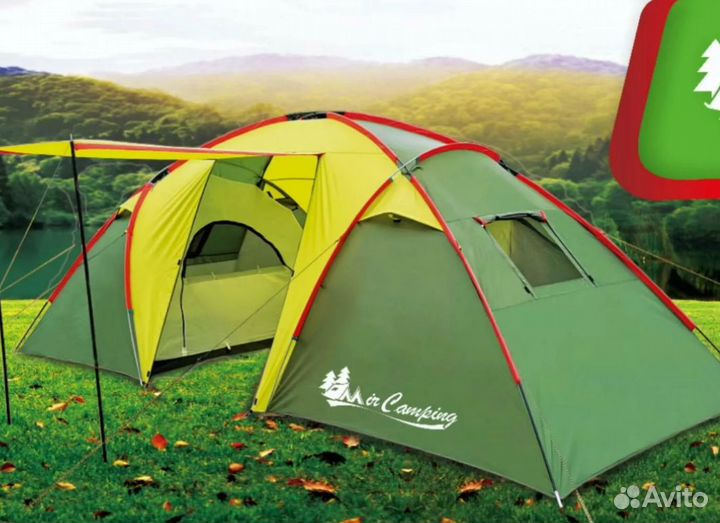 Демпинговые палатки 6 местные