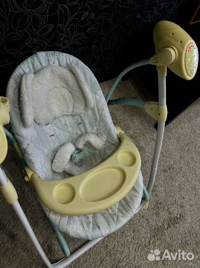 Детские электронные качели Happy Baby