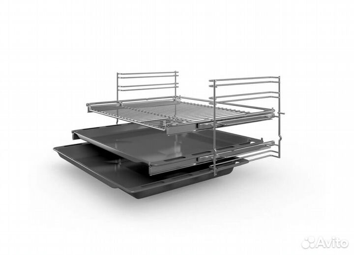 Духовой шкаф Bosch HBJ558YS0Q, серебристый