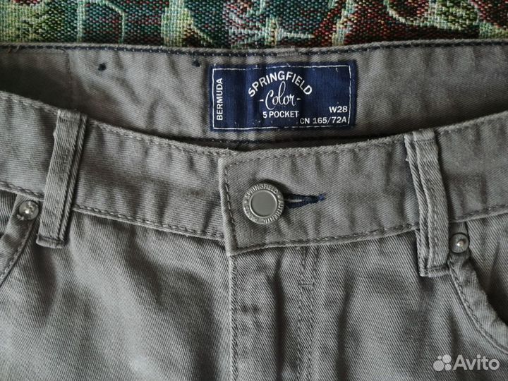 Шорты джинсовые для мальчика на рост 164-170 см