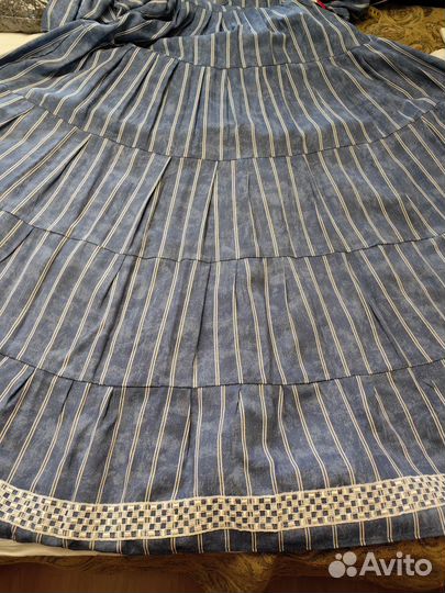 Нарядное платье лен