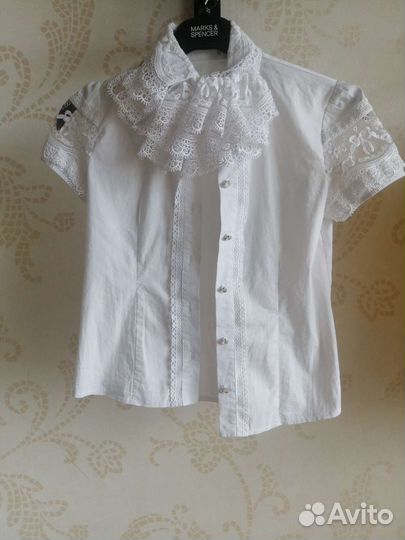 Нарядная блузка на девочку, 134