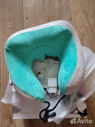 Массажер подушка-подголовник для шеи bradex