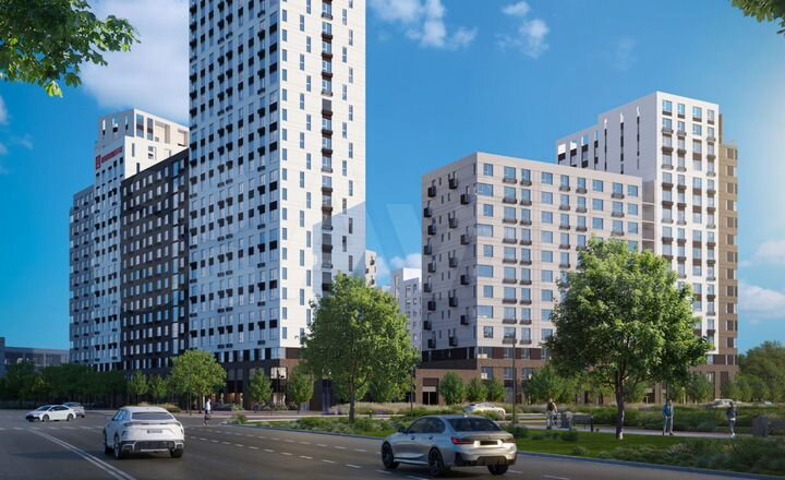 2-к. квартира, 77,2 м², 3/25 эт.