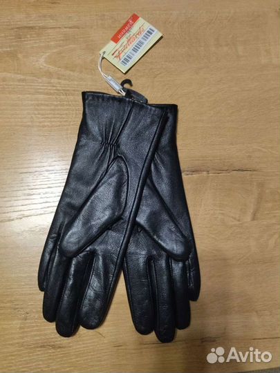 Перчатки кожаные