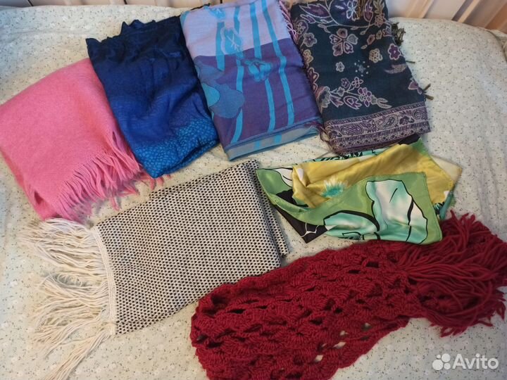 Шарфы, варежки, шапки, палантин