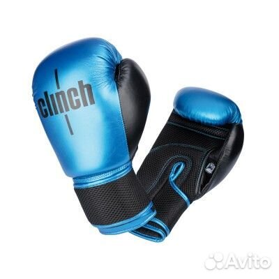 Перчатки боксерские clinch aero сине-черные C135
