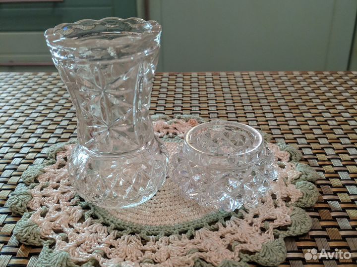 Подсвечник,ваза. СССР