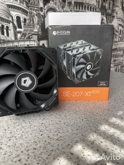 Кулер поцессора ID Cooling SE 207 XT Black LGA1700