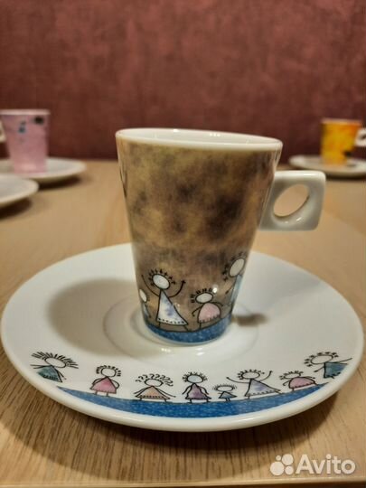 Кофейный сервиз (фарфор), 6 персон