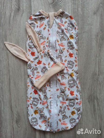 Пеленка кокон на молнии для сна