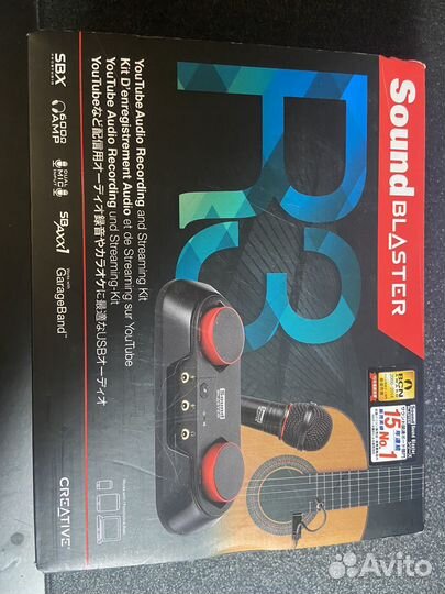 Внешняя звуковая карта Sound blaster