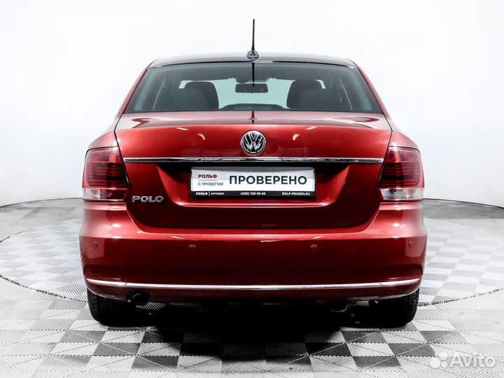 Volkswagen Polo 1.6 AT, 2017, 88 470 км