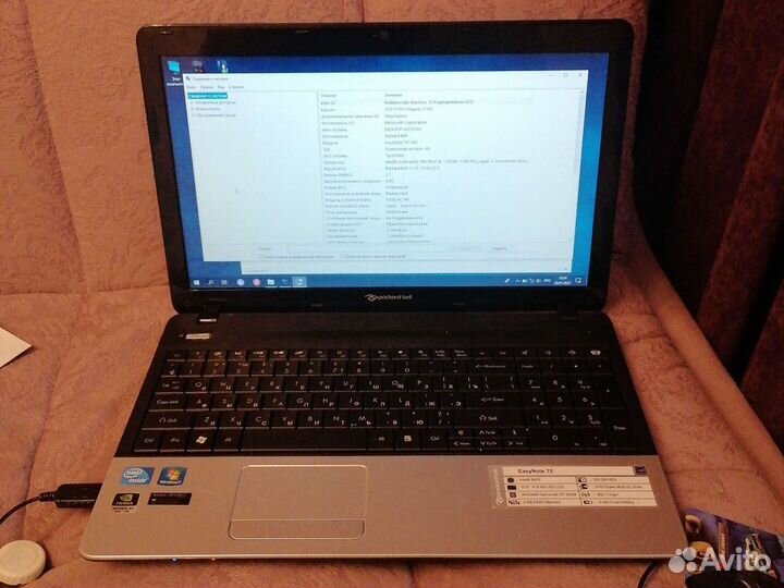 Ноутбук packard bell Easynote te