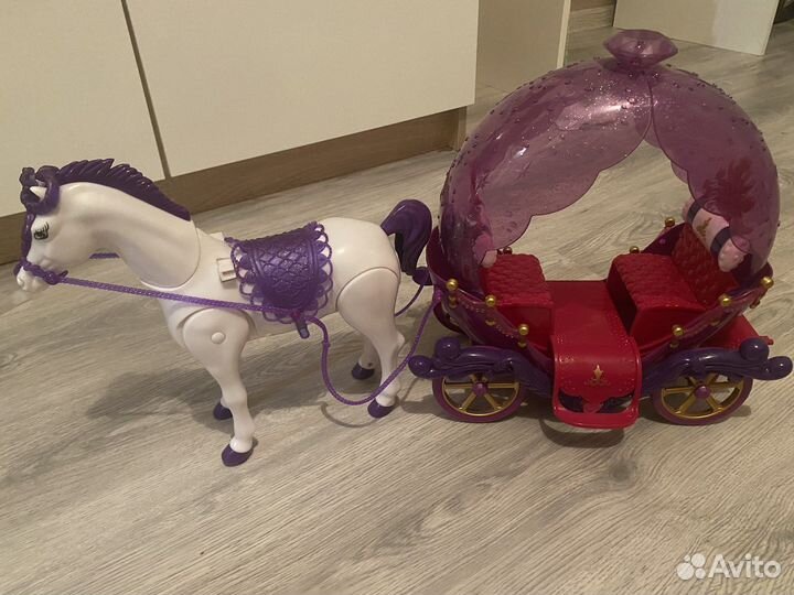 Лошадь и карета для барби