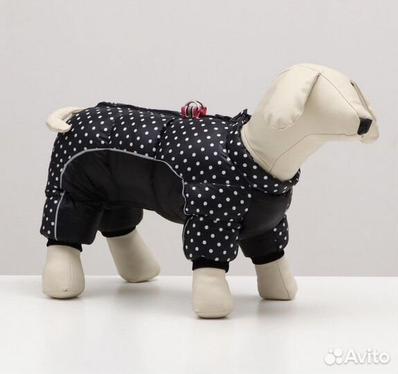 Зимний комбинезон и обувь для маленькой собачки