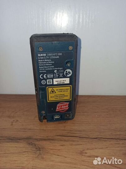 Лазерная(ый) рулетка(дальномер) bosch 80 метровый