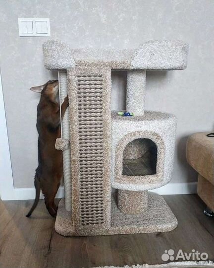 Домик для кошки с когтеточкой