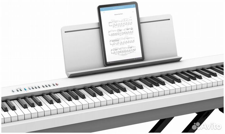 Цифровое пианино Roland fp 30x wh + стойка