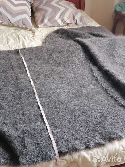 Пуховый плед ручной работы