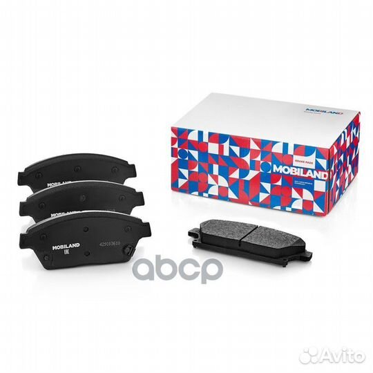 Колодки тормозные дисковые перед 429103610 mobi