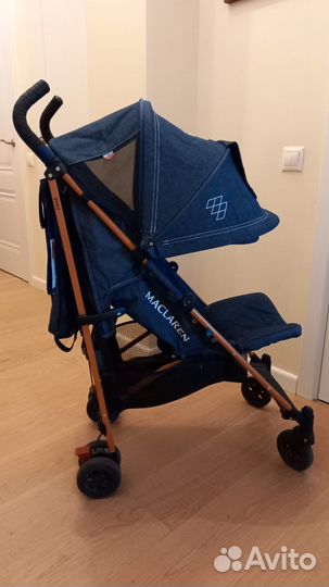 Коляска трость maclaren джинс