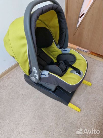 Автокресло 0+ peg perego с базой izofix