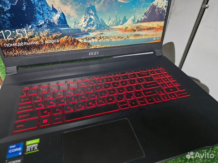 Игровой Монстр Msi Katana 12gen i5-12450h/RTX3060