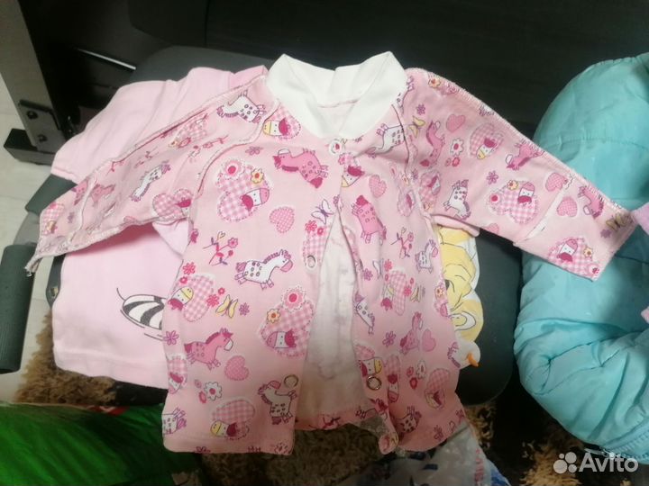 Детские вещи пакетом на девочку 0+