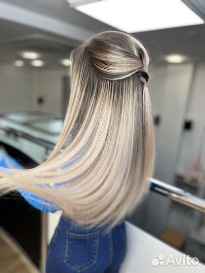 Холодное наращивание волос