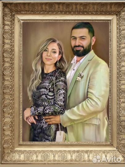 Портрет по фото на заказ от художника